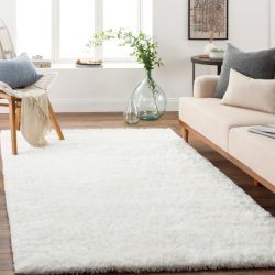 Surya Grizzly GRIZZLY-9 White Area Rug