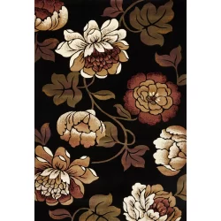 Alternative view of Kas Corinthian 5351 Black Area Rug