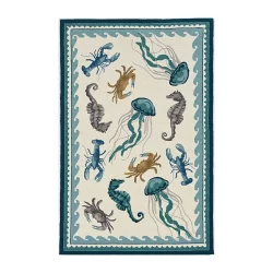 Alternative view of Kas Harbor 4204 Ivory Area Rug