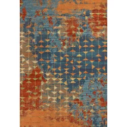 Kas Illusions 6208 Blue Area Rug
