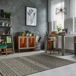 Alternative view of Kas Provo 5761 Charcoal Area Rug