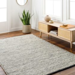 Surya Sierra SRR-2301 Black Area Rug