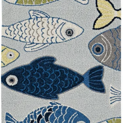 Kas Sonesta 2010 Blue Area Rug