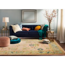 Surya Hillcrest HIL-9044 Brick Red Area Rug