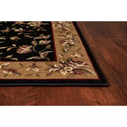 Alternative view of Kas Cambridge 7336 Black Area Rug
