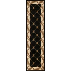 Alternative view of Kas Corinthian 5321 Black Area Rug