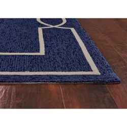 Alternative view of Kas Libby Langdon Hamptons 5224 Blue Area Rug