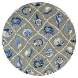 Alternative view of Kas Harbor 4219 Grey Area Rug
