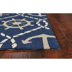 Alternative view of Kas Harbor 4220 Blue Area Rug