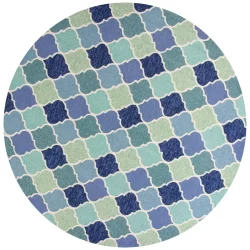 Alternative view of Kas Harbor 4231 Blue Area Rug