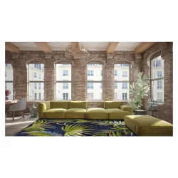Alternative view of Kas Harbor 4243 Blue Area Rug