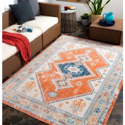 Alternative view of Surya Huntington Beach HTB-2304 Brick Red Area Rug