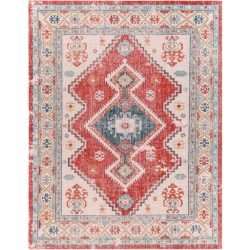 Surya Huntington Beach HTB-2305 Brick Red Area Rug