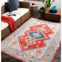 Alternative view of Surya Huntington Beach HTB-2305 Brick Red Area Rug