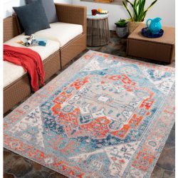 Surya Huntington Beach HTB-2311 Aqua Area Rug