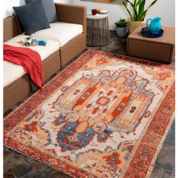 Alternative view of Surya Huntington Beach HTB-2312 Aqua Area Rug