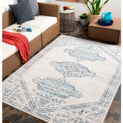Surya Huntington Beach HTB-2317 Aqua Area Rug