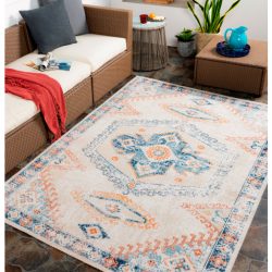 Alternative view of Surya Huntington Beach HTB-2318 Brick Red Area Rug