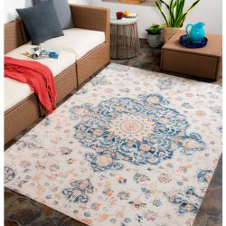 Surya Huntington Beach HTB-2319 Brick Red Area Rug