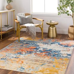 Surya Huntington Beach HTB-2325 Aqua Area Rug