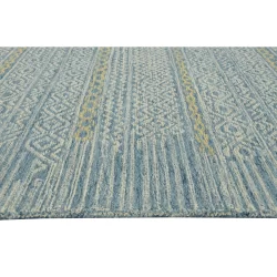 Alternative view of Kas Hudson 2466 Blue Area Rug