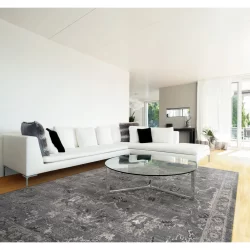 Alternative view of Kas Hue 4708 Grey Area Rug