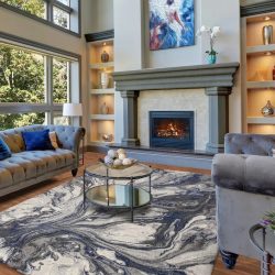Alternative view of Kas Illusions 6202 Grey Area Rug