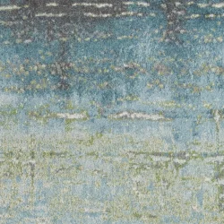 Alternative view of Kas Illusions 6206 Blue Area Rug