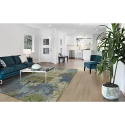 Alternative view of Kas Illusions 6207 Green Area Rug