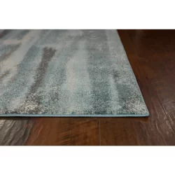 Alternative view of Kas Illusions 6211 Blue Area Rug
