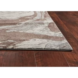 Alternative view of Kas Illusions 6217 Brown Area Rug