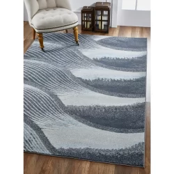 Alternative view of Kas Illusions 6223 Grey Area Rug