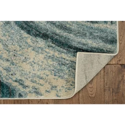 Alternative view of Kas Illusions 6226 Blue Area Rug