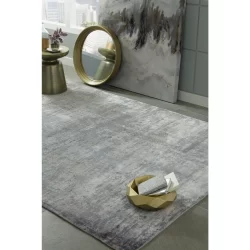 Alternative view of Kas Indulge 0801 Grey Area Rug