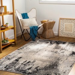 Alternative view of Surya Impulse IPS-2302 Black Area Rug