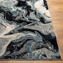 Alternative view of Surya Impulse IPS-2316 Black Area Rug