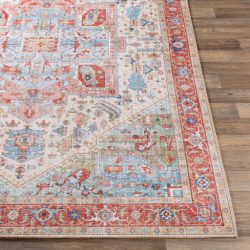 Alternative view of Surya Iris IRS-2314 Brick Red Area Rug