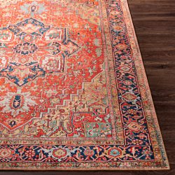 Alternative view of Surya Iris IRS-2341 Burnt Orange Area Rug