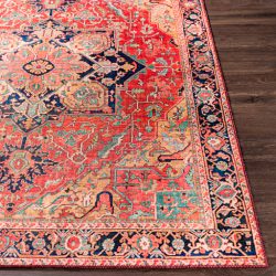 Alternative view of Surya Iris IRS-2343 Brick Red Area Rug