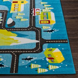 Alternative view of Surya Kindergarten KGT-2305 Blue Area Rug