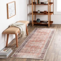 Alternative view of Surya Kemer KMR-2302 Brick Red Area Rug