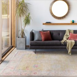 Alternative view of Surya Kemer KMR-2305 Dusty Pink Area Rug
