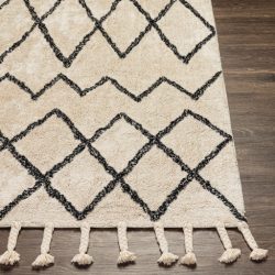 Alternative view of Surya Khemisset KMS-2301 Black Area Rug