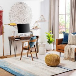 Surya Kavita KVT-2306 Deep Teal Area Rug