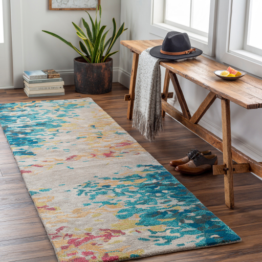 Surya Kavita KVT-2319 Aqua Area Rug