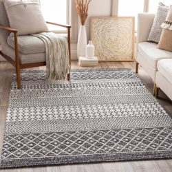 Surya La Casa LCS-2306 Black Area Rug