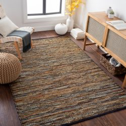 Surya Log Cabin LGC-1000 Brown Area Rug
