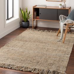 Surya Linden LID-1002 Black Area Rug