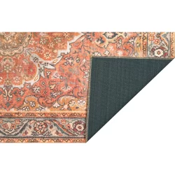 Alternative view of Kas London 4806 Orange Area Rug