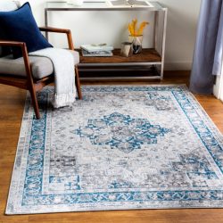 Surya Lustro LSR-2326 Black Area Rug